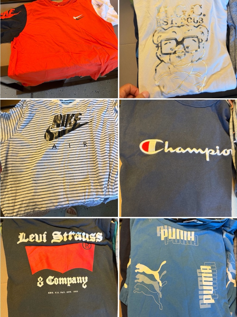 Set of 30 men’s T-shirts size 2XL in pre-owned condition - Picture 4 of 6